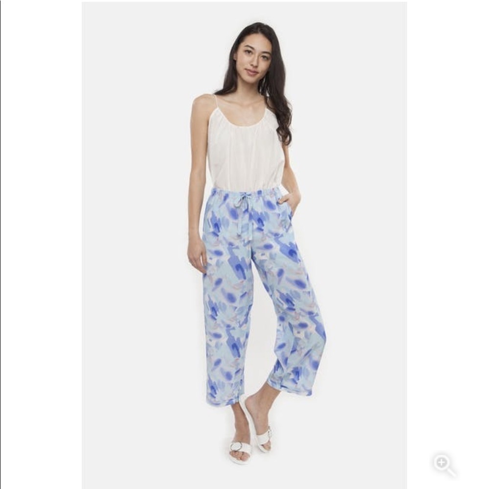 NEW • Tucker • PJ Pant with Binding Blue Medium